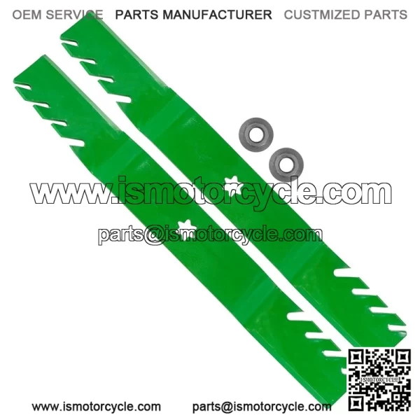 112-0315 1120315 42" Deck Blades w/ Nuts for Toro LX420 LX423 LX425 LX426 LX427 - Image 5