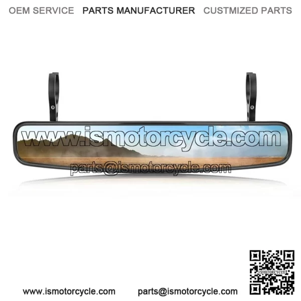 UTV Rear Center Mirror w/1.75"/2" Roll Bar For Polaris RZR 900 Can Am Maverick For: More than one vehicle