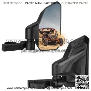 1.65"- 2" UTV Rear Side Mirrors for RZR Can-Am Maverick X3 Commander 800/1000 For: More than one vehicle