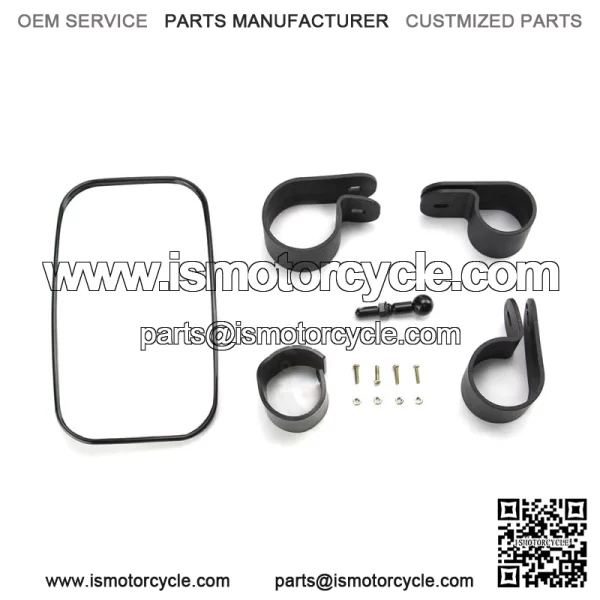UTV Rear Side View Mirror 1.5" 1.75" 2" Clamp For Polaris YAMAHA HONDA Can-Am For: More than one vehicle - Image 2