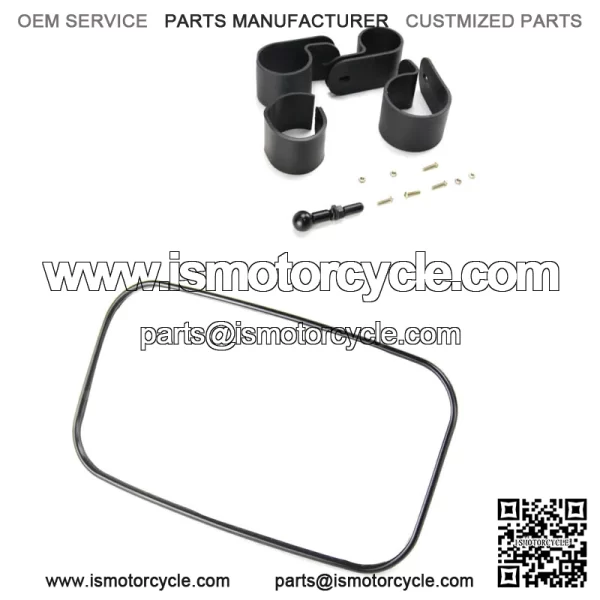 UTV Rear Side View Mirror 1.5" 1.75" 2" Clamp For Polaris YAMAHA HONDA Can-Am For: More than one vehicle - Image 3