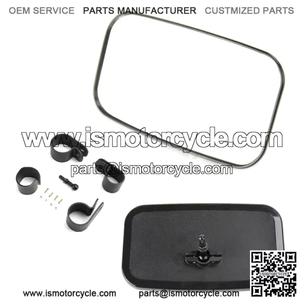 UTV Rear Side View Mirror 1.5" 1.75" 2" Clamp For Polaris YAMAHA HONDA Can-Am For: More than one vehicle - Image 5