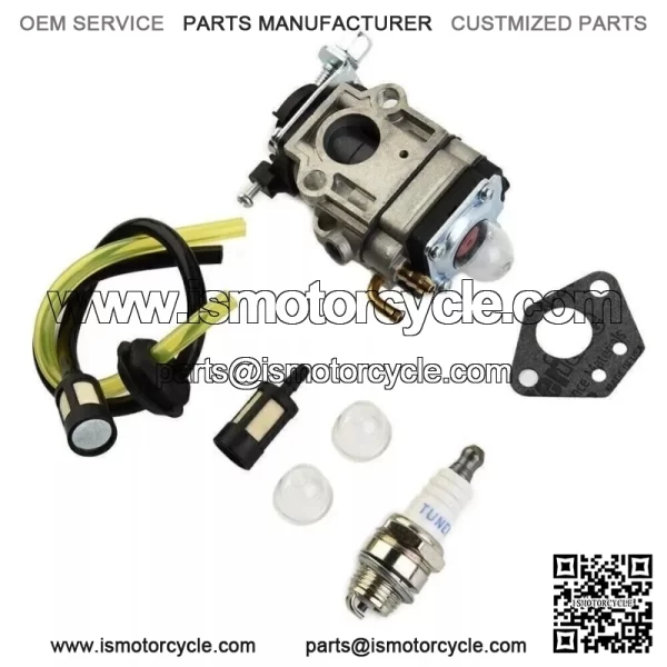 Carburetor Kit For 43cc 52cc 49cc Brushcutter Strimmer Cutter Chainsaw Carb - Image 3