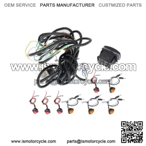 Universal Rocker switch Turn signal Lamp Kit Horizontal switch BacklightFor: More than one vehicle
