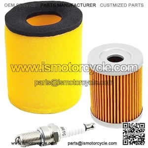 13781-19B00 Air Filter/Oil Filter/Spark Plug kits Compatible With Suzuki 1987-2002 Quadrunner 250 2x4 4X4ح1991-2002 King Quad 300 4X4ح1991-2002 King Quad 300 ATV