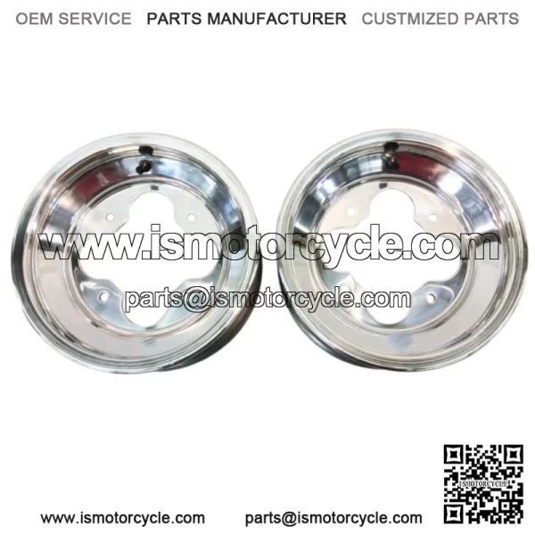 A5 10" 10x5 3+2 Front Aluminum Wheels Rims Polished YFZ450 Banshee Raptor - Image 2