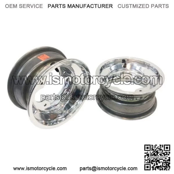 A5 10" 10x5 3+2 Front Aluminum Wheels Rims Polished YFZ450 Banshee Raptor - Image 3