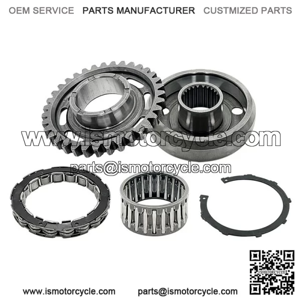 One Way Starter Clutch W/Gear Bearing Cover Gasket Kit for Honda TRX450ER TRX450 - Image 5