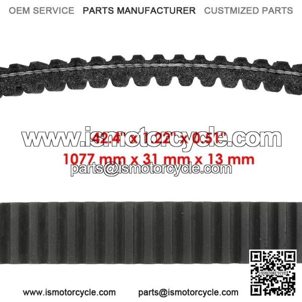 49094-0045 Clutch Converter Aramid Belt For Kawasaki Mule 3000 3010 KAF620 01-08 - Image 2