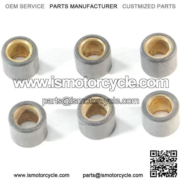 18X14 (13G) Most Common Gy6-125, Gy6-150 ATVs, Gokarts, Scooters, UTVs Clutch Roller Weights Set - Image 2