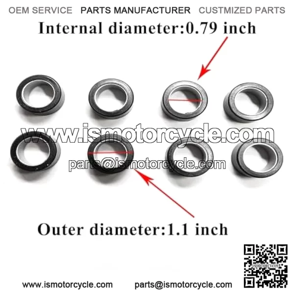 Hisun Clutch Roller Weights 18 Grams 8 Pack Replacement for Hisun UTV ATV 450 500 550 700 750 Coleman Axis Bennche Cub Cadet Replacement for YAMAHA RHINO 660 07-12 GRIZZLY 550 660 700 04-07 - Image 3