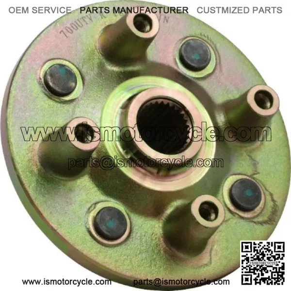 Wheel Hub - Front, UTV, Hisun, 700cc, 27 Spline Trivalent zinc - Image 5