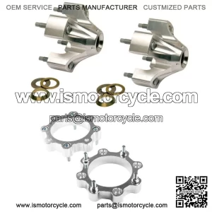 Extended Rear Hubs Front Wheel Spacers Widening Kit For Yamaha YFZ450, 450R