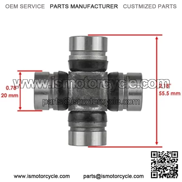 U-Joint Kit Compatible with Suzuki King Quad 300 Ltf300F Lt-F300F 4X4 2001 2002 Drive Shaft - Image 2