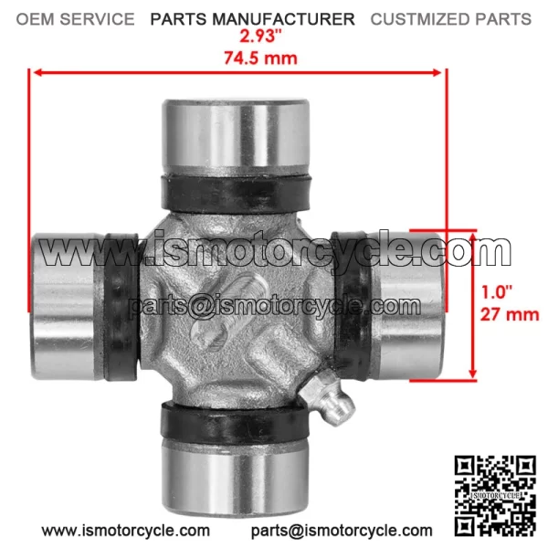 Drive Shaft U Joint For Bush Hog MTH-720 RB60R RB60S RZ 160 RZ 60 TD-1500 - Image 2