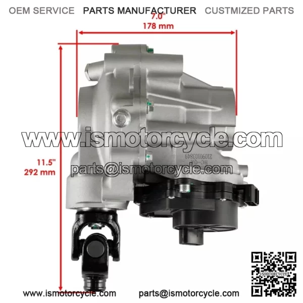 Complete Front Differential For Yamaha 5KM-46160-07-00 5KM-46160-00-00 Gear Case Natural color of aluminum alloy - Image 2