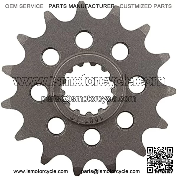 CST-1581-15-2 Front Sprocket Compatible With/Replacement For Yamaha 6 FZ 2004-2008, FZ 6 S 2009, 1000 FZR 1987-1995, FZX 750 Fazer 1986 1987, GTS 1000 ABS 1993-1996, YZF 750 R 1994-98