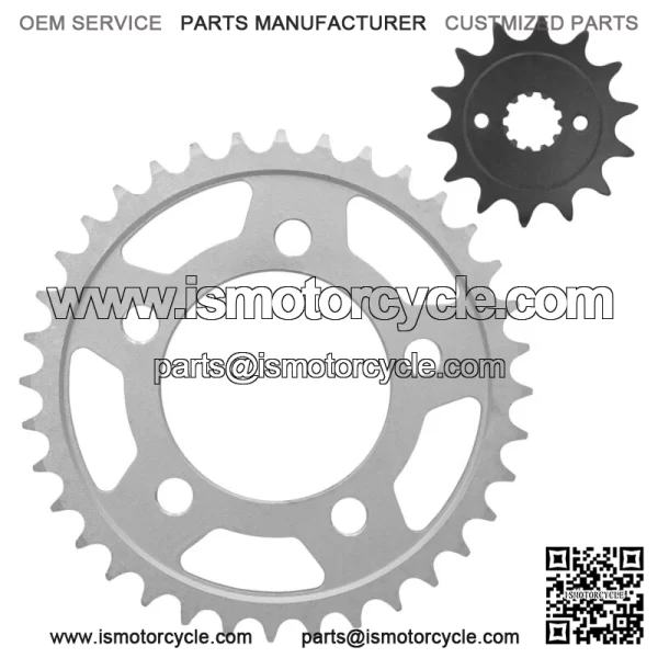 Front Rear Drive Chain Sprocket for Husaberg FC350 1996 / FC400 1996 - Image 5
