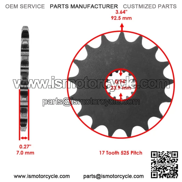 Drive Chain Sprockets For Suzuki GSXS1000 2016-2024 64511-04K00 - Image 3