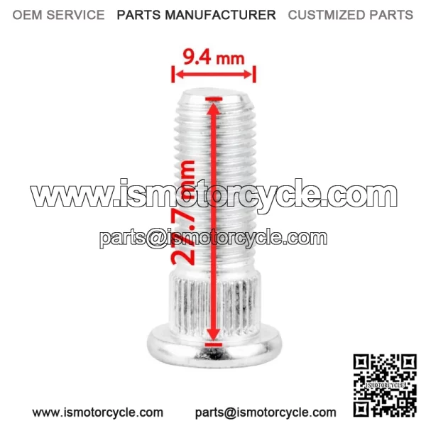 8 Front Rear Wheel Hub Stud Bolt for Polaris Sportsman 800 2005-2008 7515513 For: Polaris Sportsman 800 - Image 2