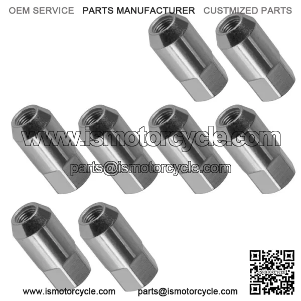 8X Wheel Lug Nut 3/8 for Polaris Sportsman 800 EFi 2005 2006 2007 For: Polaris Sportsman 800 - Image 5