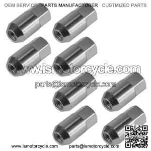 8X Wheel Lug Nut 3/8 for Polaris RZR S 800 EFI 2009 For: Polaris Sportsman 800