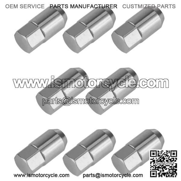 8X Wheel Lug Nut 3/8 for Polaris RZR S 800 EFI 2009 For: Polaris Sportsman 800 - Image 3