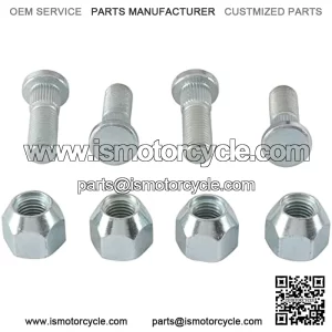 85-1065 Wheel Stud and Nut Kit Compatible with/Replacement For Suzuki LT-A 400 Eiger 2WD 2002-2007, LT-A 450 X King Quad 4WD 2007-2010, LT-A 500 F Quad Master 4WD 2000-2001