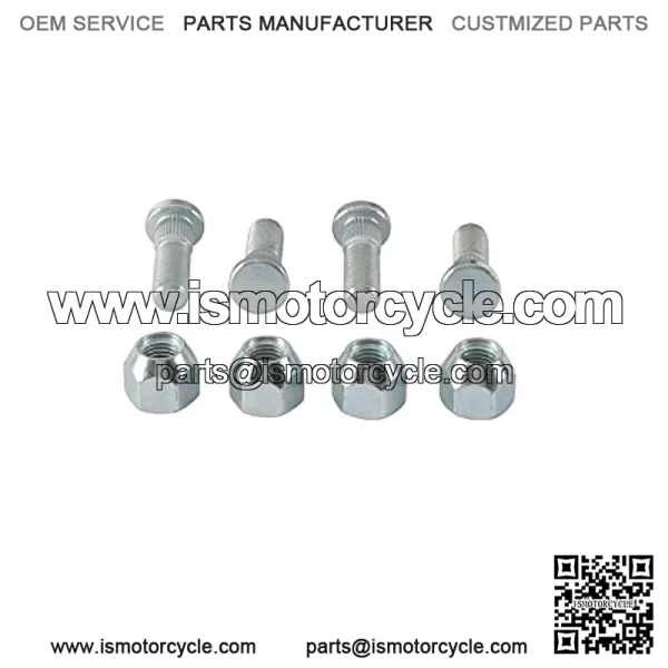 85-1065 Wheel Stud and Nut Kit Compatible with/Replacement For Suzuki LT-A 400 Eiger 2WD 2002-2007, LT-A 450 X King Quad 4WD 2007-2010, LT-A 500 F Quad Master 4WD 2000-2001 - Image 3