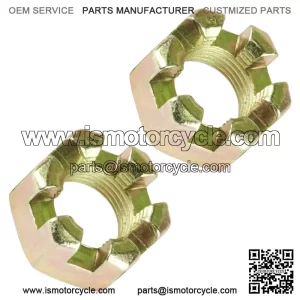 2 Front Axle Castle Nut For Polaris Sportsman 800 4x4 6x6 2005 2006 2007 - 2014 For: Polaris Sportsman 570