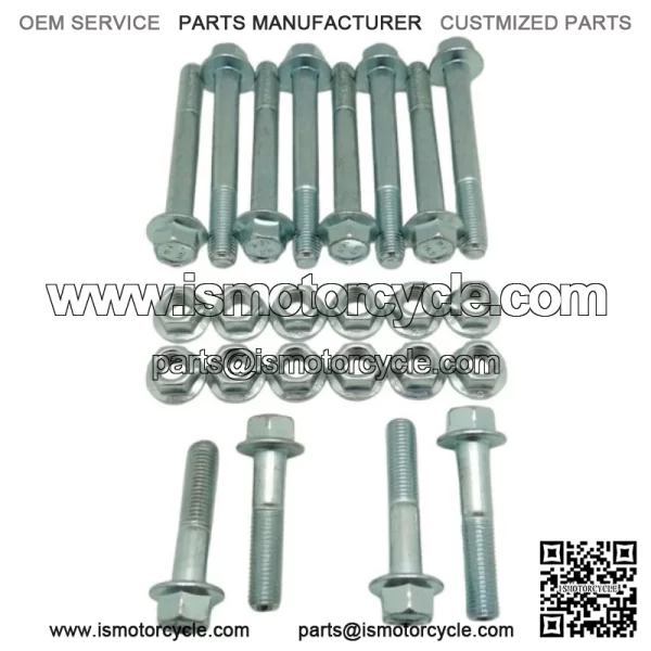 SPECBOLT ATV FRONT SUSPENSION BOLT KIT FOR HONDA TRX450R TRX450ER SHOCK & A-ARMS - Image 3