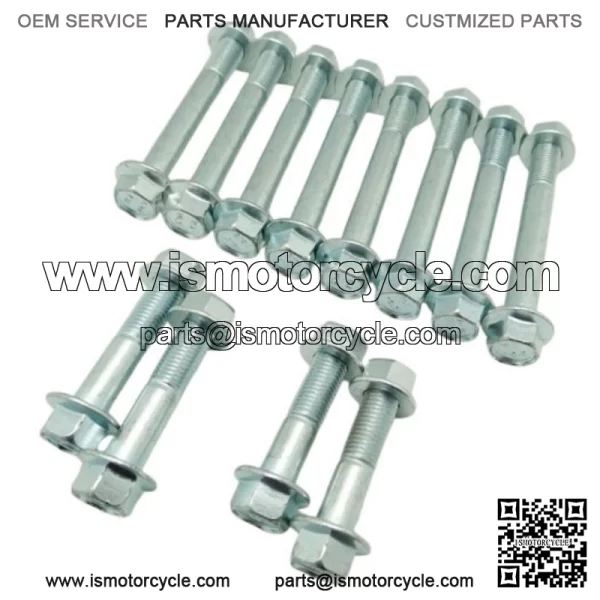 SPECBOLT ATV FRONT SUSPENSION BOLT KIT FOR HONDA TRX450R TRX450ER SHOCK & A-ARMS - Image 4