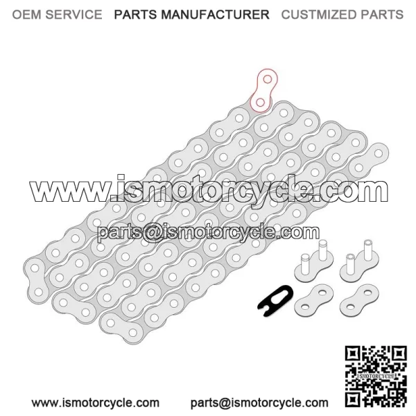 Polaris Scrambler 500 4X4 1997-2012 Drive Chain - Image 2