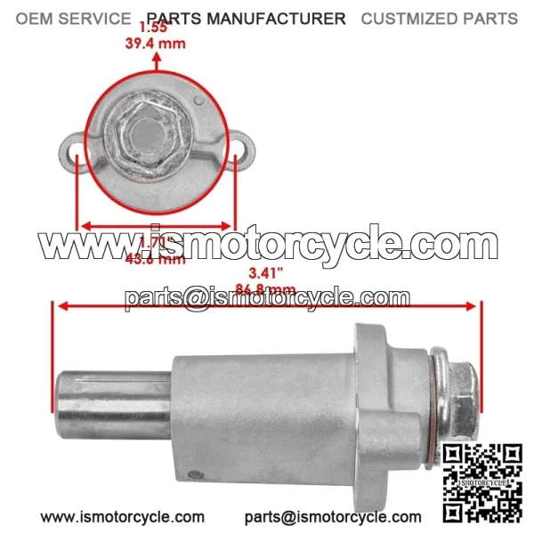 3TB-12210-00-00 Cam Chain Tensioner for Yamaha YFM550 YFM600 YFM700 YXC700 - Image 2