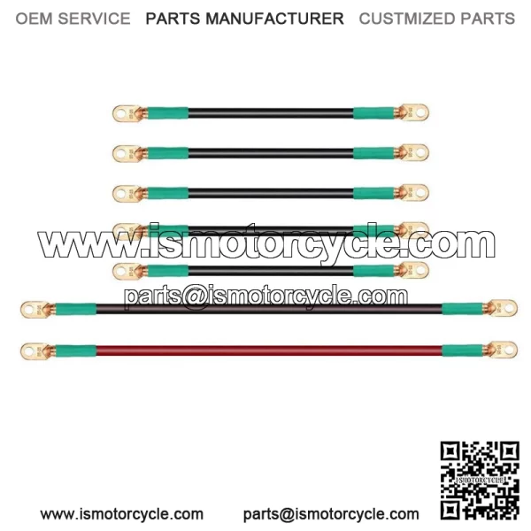 Golf Cart Battery Cables for 1994-up EZGO TXT 36V 48V, 14" Long-5pc, 25" Long-2