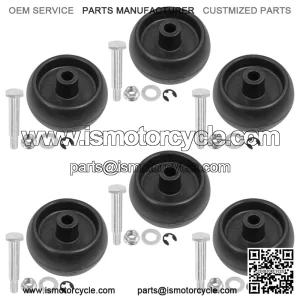 Deck Wheels w/ Hardware Kit for Ferris F50XT F125XT F150XT F200XT F160Z F210Z