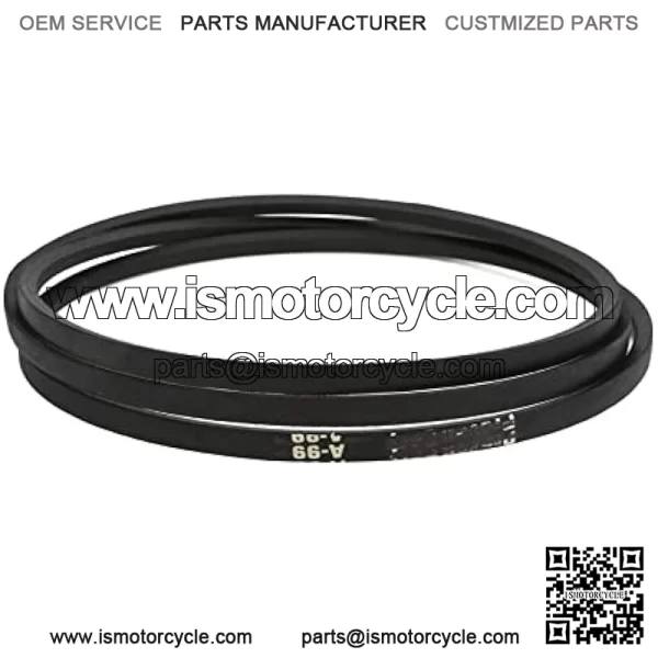 Lawn Mower Belt, 532197253 101inx1/2in/254cmx1.27cm Rubber Replacement Belt Part for Husqvarna