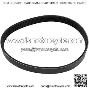7PJ451 drive belt compatible with Bosch Rotak 320 lawn mower, 7 ribs closed loop, replacement rubber timing belt, width 16 mm, circumference 451 mm