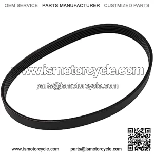 6PJ490 Lawn Mower Drive Belt Rubber Black 14mm Width 490mm Circumference Closed Loop Timing Belt Compatible with Qualcast M2E1032M M2E1232M