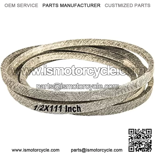Replacement V-belt for HUSQVARNA 532165631, 531007551, 531008023 (1/5.1 cmx281.9 cm) (A109) made of Kevlar