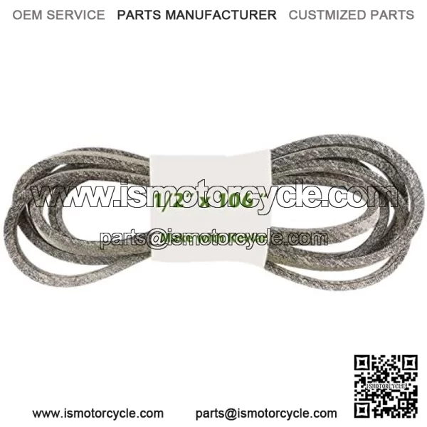 1/2 x 106 inch Lawn Mower Cutting Belt Pull Belt with Kevlar Replacement for Husqvarna AYP 532405143 584453101 Craftsman 7133156