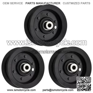 Flat Idler Pulley Set for  TimeCutter SS5000 Z4200 106-2175 132-9420 3-Pack