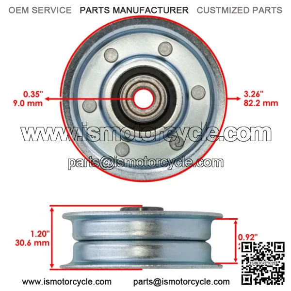 956-04002 956-04015 756-0981 756-04209 Drive Pulley & Belt For Cub Cadet LT1040 - Image 4
