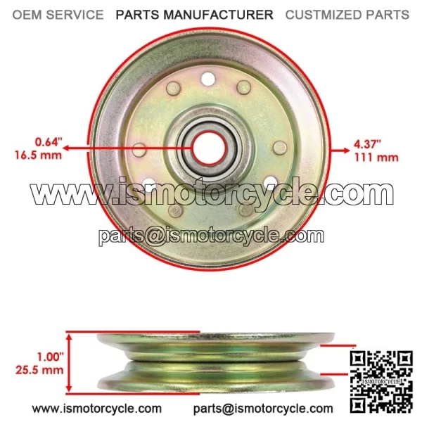65-5940 64-5940 Deck Idler Pulley For Toro 30144 30148 30152 30162 30575 - Image 2
