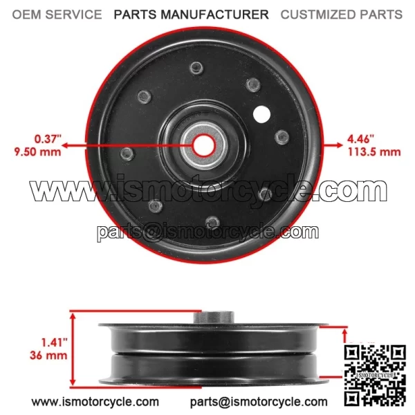 AM103018 AM121238 Drive Idler Pulley For John Deere S80 S82 S92 - Image 3