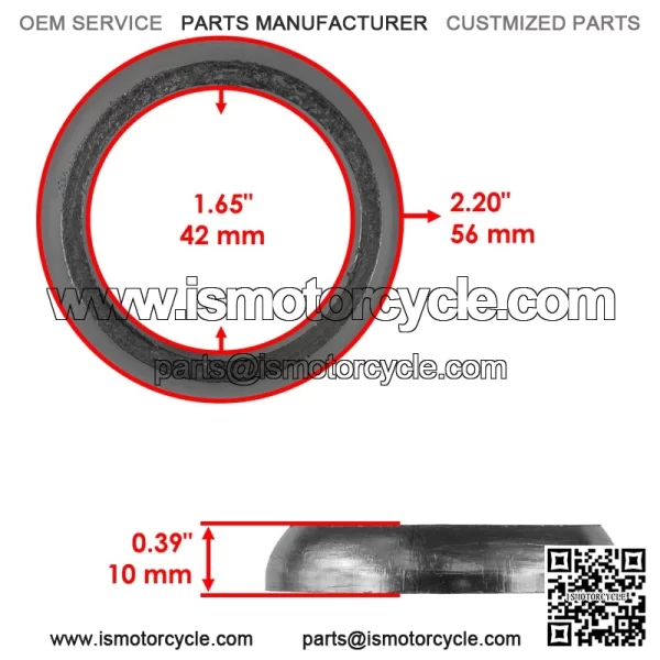 Polaris Scrambler 500 2000-2012 Exhaust Pipe & Gasket - 1261005-489 1261005-029 - Image 5