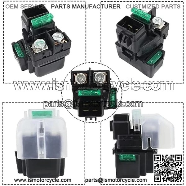 Starter w/Relay & Ignition Switch for Suzuki Eiger 400 2002-2007 2WD 4WD LT-A400 LT-F400 LT-F400F LT-A400F LT-A400C, 31100-38F00 18809 18840, 2002 2003 2004 2005 2006 2007 Eiger 400 Starter - Image 4