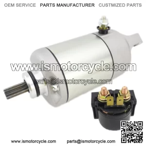 21163-1321 Starter & Relay for KAWASAKI Teryx 750 KRF750 2008-2010 SMU0280 18719 For: More than one vehicle