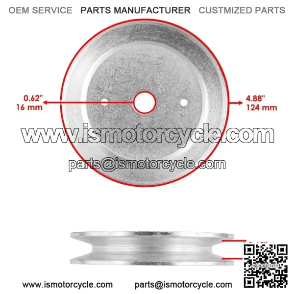 48" Deck Spindle & Pulley Blade for Husqvarna TS148X YT21548 YTH24K48 YTA24V48 - Image 3