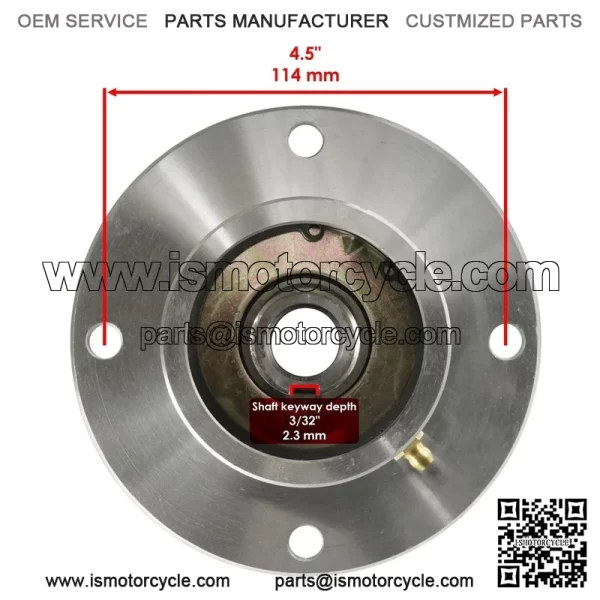48" Deck Spindle Pulley & Blade for Ferris 5901047 HW48B PCM4818K HydroWalk - Image 3